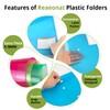 Plastic Wallets, 30 Pack A4 File Folders for Document Paperwork