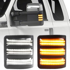 2pcs Ford Side Mirror Dynamic Led Lights Sequential Turn Signal Light Daytime Running Lights For Ford F250 F350 F450 Super Duty 2008-2016