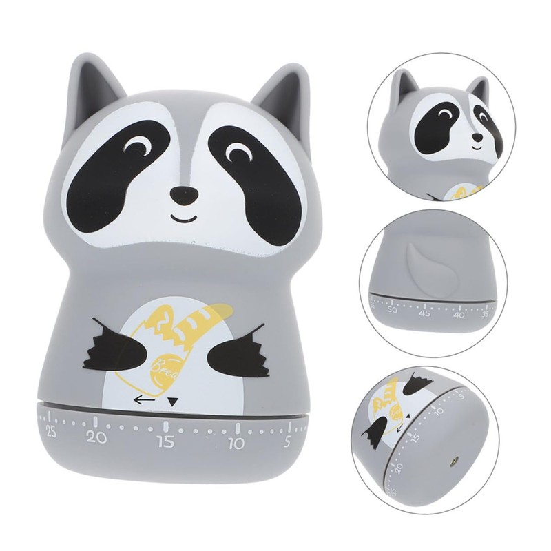 Ciieeo 2pcs Cartoon Animal Kitchen Timer Cute Timer for Cooking