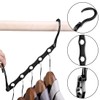 Ncheli Pack of 4 5-in-1 Clothes Hangers, Space-Saving, Rotating Magic