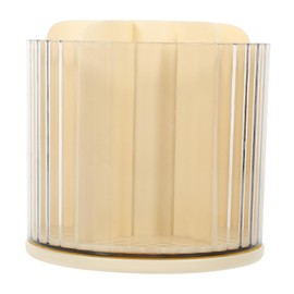 DOITOOL Compartment Rotating Desktop Organizer Multi Purpose Cosmetic Brush and Stationery Holder for Office Home Vanity Neat Storage Soft