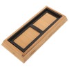 Whetstone Sharpening Stone Storage Holder bamboo whetstone rubber 1 Set