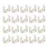 20Pcs 20mm PVC Pipe Clips, Hose Clamps for Plumbing/Central Heating/Garden