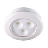 2.99 in. LED White Battery Operated Puck Light (3-Pack)