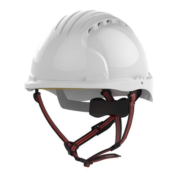 JSP EVO5 Dualswitch Industrial Safety and Climbing Helmet - Vented - White (JSP AKS270-000-100)