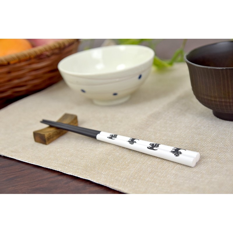 Aoba Children's Chopsticks Dishwasher-Safe, Natural Wood, Painted Portion, 7.1 inches