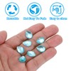 PATIKIL Acrylic Teardrop Gems, 50 Pcs 14x10mm Flat Back Teardrop
