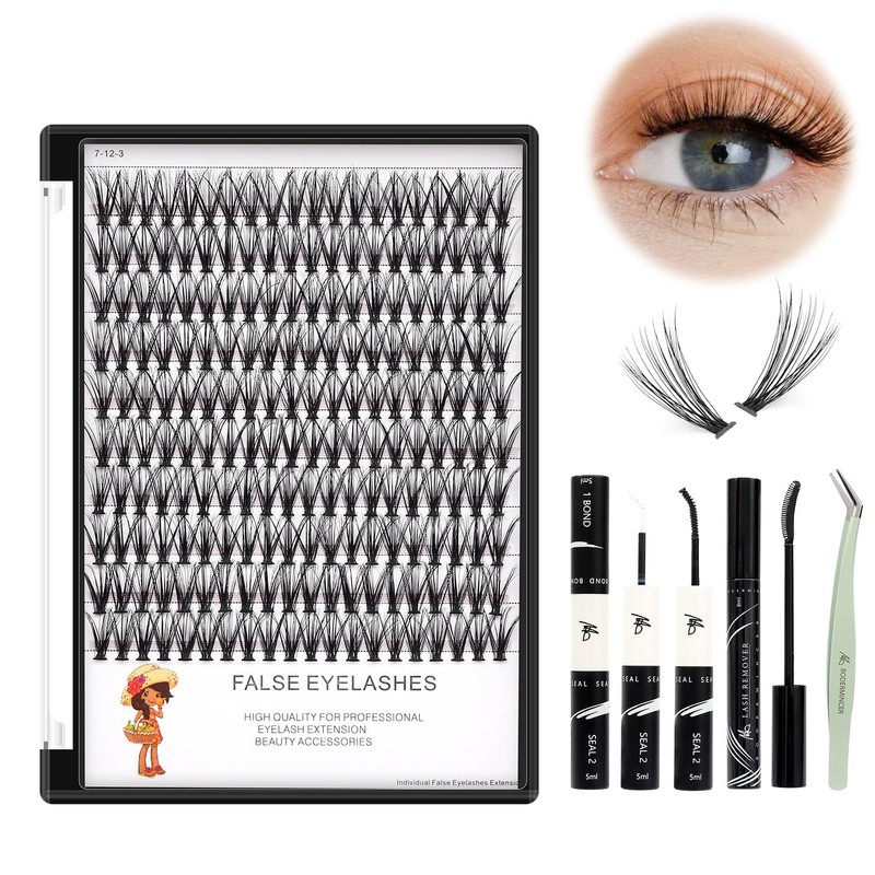 Bodermincer 200pcs/Pack C Curl 20 Root Thickness 0.07mm Professional Makeup