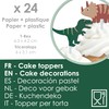 ScrapCooking 24 Dinosaur Cupcake Cases & Toppers 4905