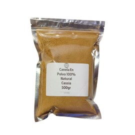 Canela Molida en Polvo 100% Natural y Artesanal – Cassia Premium – Ideal para Postres, Infusiones y Cocina - 500 GR