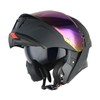 1Storm Motorcycle Modular Flip up Dual Visor Helmet Street Bike
