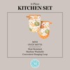 MARTHA STWEART Autumn Harvest Pumpkins Mini Oven Mitt 2-Pack Set,