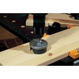 wolfcraft Multi-Blade Hole Saw, Ø 25-65 mm I 2165000 I Saw with 6 quick-change blades, Ø 25-65 mm, cutting depth 23 mm
