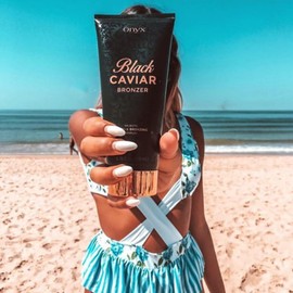 Onyx Onyx Black Caviar Tanning Cream with Bronzer | Deep Tanning Complex | Tanning Cream & Tanning Accelerator | Streak-Free Tan | For Tanning Beds, Tanning Salons & Outdoor Tanning | Faster Tanning