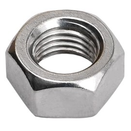 Pack of 100 Hexagon Nuts M6 DIN 934 Stainless Steel A2 - Hexagonal Nut Standard Version M 6 - V2A Stainless Steel