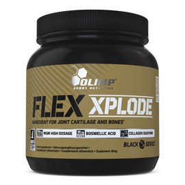 Olimp Flex Xplode Collagen Powder - Supports Healthy Bones & Joints, Vitamin C & 5 Mineral Complex, Type I & II Collagen, 360 g, Grapefruit