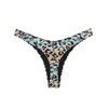 RELLECIGA - Bikini para mujer, Leopardo verde-amarillo, Small