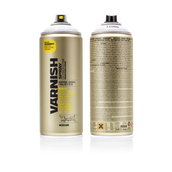 Montana Cans Montana TECH 400 ml Varnish, Clear Semi -Gloss Spray Paint