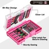 Geinxurn 29Pcs Impact Screwdriver Bits Set, Magnetic S2 Steel 1”/2”Phillips/Square/Torx/Slotted