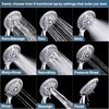 BRIGHT SHOWERS 9 Spray Settings Shower Head with Handheld High
