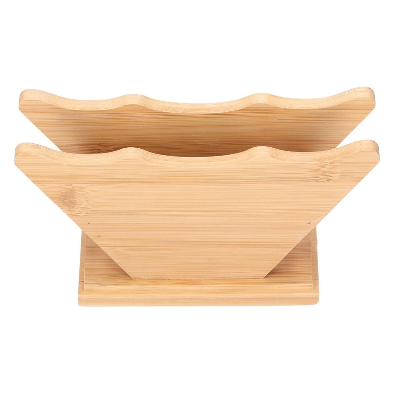 Bamboo Coffee Filter Paper Holder Hand Drip Coffee Filter Paper