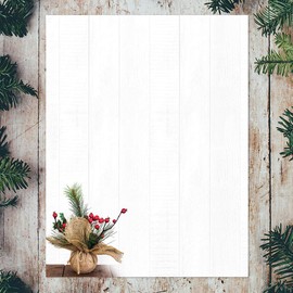 Great Papers! Burlap & Berries Letterhead, 8.5" x 11", 80 Count (2019121)