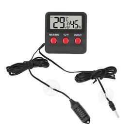 Mini Temperature and Humidity Meter with 2 Probes Digital Hygrometer Temperature Monitor for Incubator