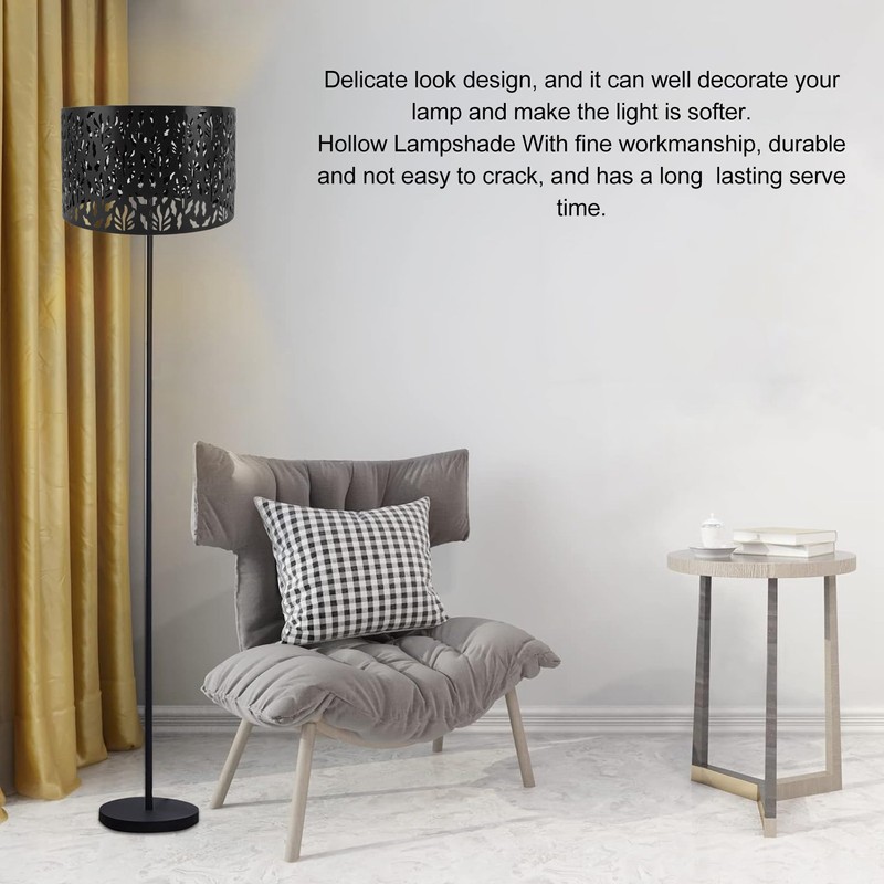 Metal Lamp Shades Hollow Carved Lampshade Modern Style Hollow Lampshade
