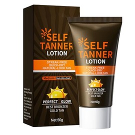 Tanning Accelerator Cream,Face and Body Cream,Sunbed Tanning Accelerator Gel for Women & Men,Self Lotion