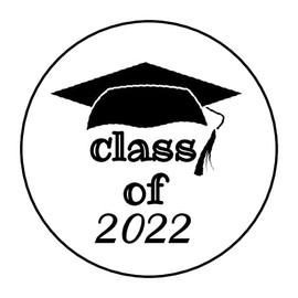 Graduation Class of (****) Envelope Seals, Stickers, labels, tags