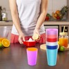Pack of 24 Colourful Plastic Cups Reusable Party Cups Reusable