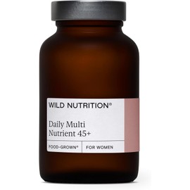 WILD NUTRITION Food-Grown® Women's 45+ Daily Multi Nutrient | Multivitamin Tablets for Women 45+ | Womens Vitamins to Support Hormonal Balance, Energy Metabolism, and Bones & Muscles | 60 Capsules