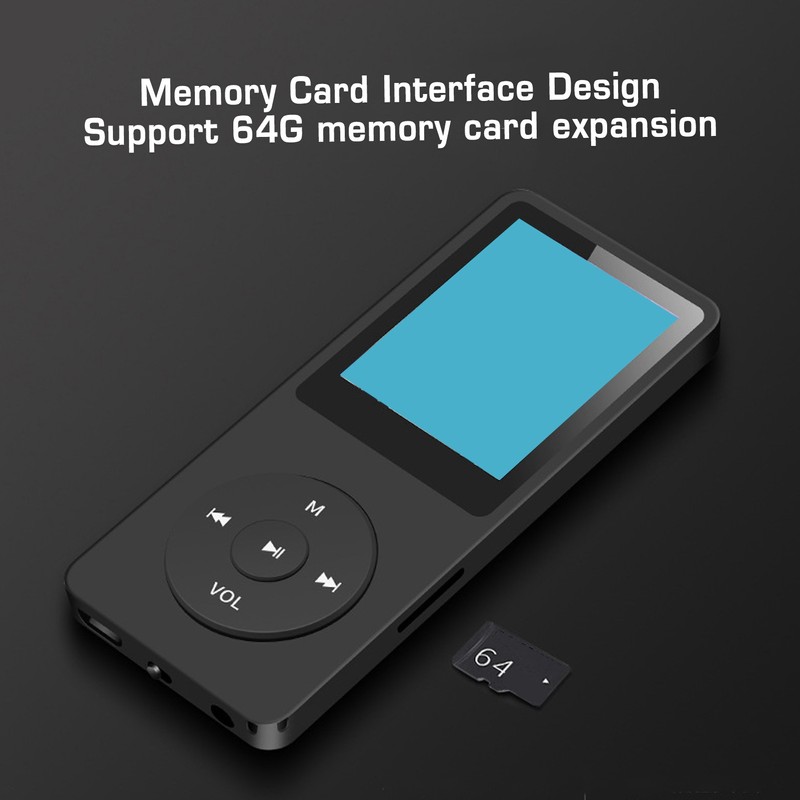 MP3 MP4 Player 1.8in Screen 8GB Memory 64GB Expandable 30