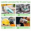 Labelife 9mm Label Tape TZe-221 Replace for Brother P Touch