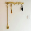 YACSNBF Gold Coat Rack Wall Mounted - 5 Tri Hooks,