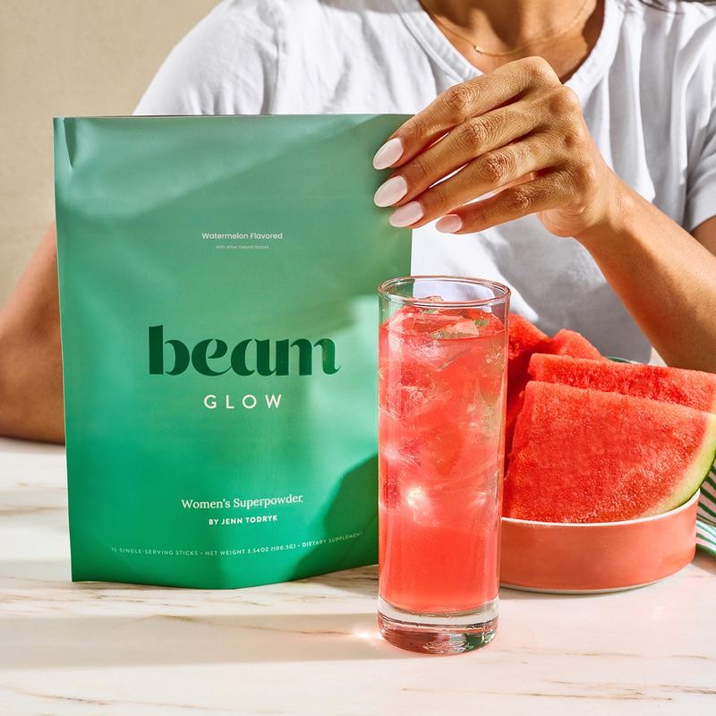 Beam Glow, Women's Daily Superpowder for Hormone-Balance Support - Vegan,