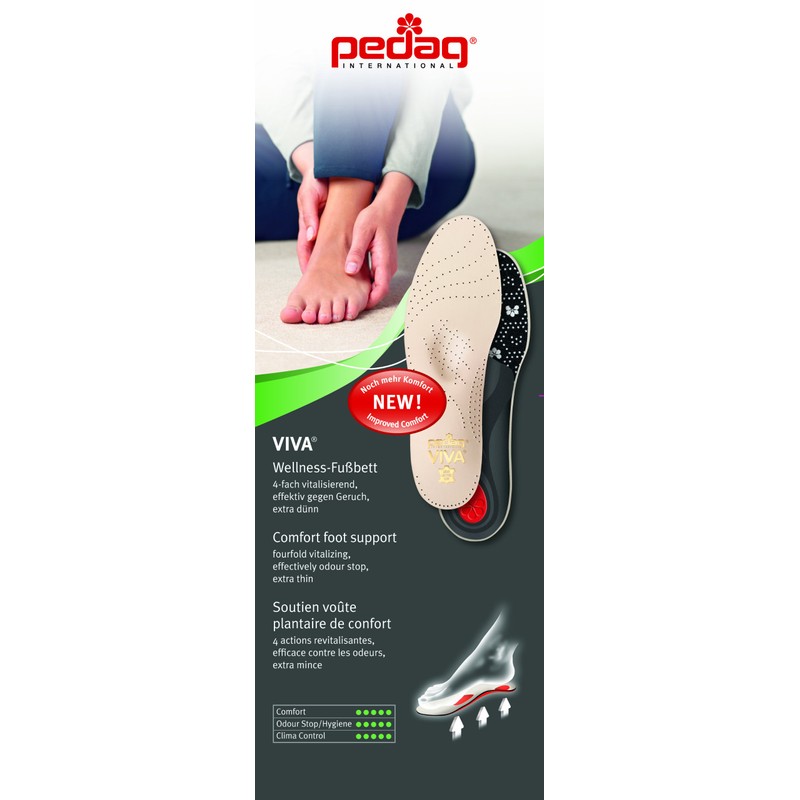 pedag Viva Universal Inserts, Handmade in Germany, Provides Superior Metatarsal