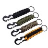 [LTG] 7987344 Carabiner Paracord Keychain Keychain Set of 4 Hat