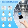 XUK Remote Control Outlet Wireless Light Switch, 220V/10A, Long Range