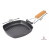 Importeek Sarten Parrilla Grill Asador Antiadherente Plegable Cocina