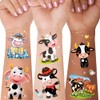 WEDDARA 101+ Cow Temporary Tattoos for Kids & Adults –