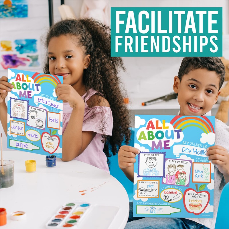 20 Colorful Read All About Me Posters For Elementary School