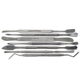 A2Z 7pc Basic Cricut Maker & Vinyl Weeding Tool Kit, Stainless Steel Paper Craft Scrapbooking Tool for Silhouettes Cameos, Lettering Pokey Tools Hook Pick with Scraper Spatula DIY Crafting Hobby Set