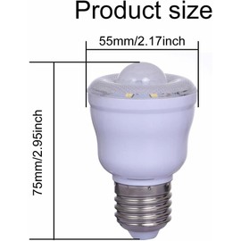 Pack of 2 E27 3 W 10 LED Lamp Headlight PIR Car Infrared Motion Sensor Lamp Energy Saving Warm White Light 220 V Plant Light Household Lighting