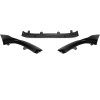 Front Bumper Lip Splitter Kit Painted Gloss Black For 2018-2020
