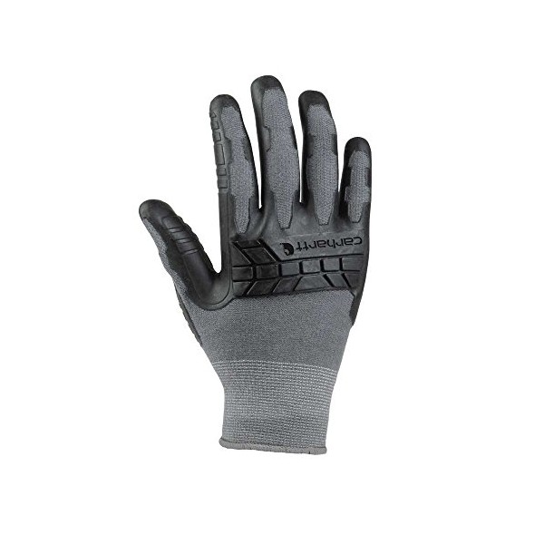 Carhartt Men's C-Grip Knuckler Glove Cold Weather, Gray, Large
