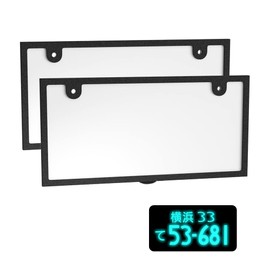 Yalufa LED License Plate Improved Waterproof Reinforced Front / Rear / Regular Car / LED License Plate Frame Full Luminance Ultra Bright High Recognition Ultra Thin 0.3 inch (8 mm) 12 V/24 V Dual Use