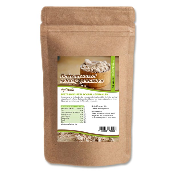 Mynatura Bertram Root Ground Spicy I Bertram Root Powder I