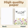 KRHFG Floral Christian Spiral Notebook, 2 Corinthians 5:7 Bible Verse