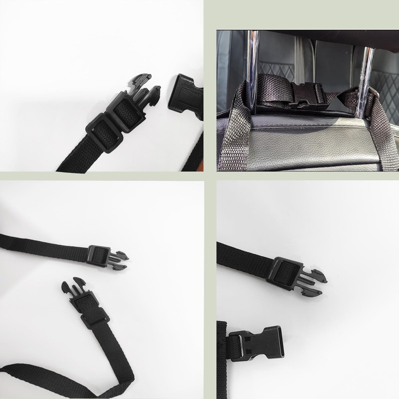 Niuoppy Dog Car Seat Protector - Nonslip, Waterproof, ScratchProof, Suitable